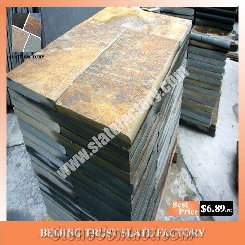Autumn Lilac Slate Pool Terraces Patio Designs,Autumn Slate Swimming Pool Coping Pavers,Brown Color Pool Coping Stone