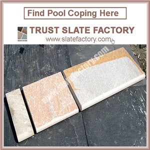 Golden Beige Quartzite Swimming Pool Edge,Gold Yellow Swimming Pool Surrounds Paving,Beige Quartzite Pool Surrounds Paving Stone