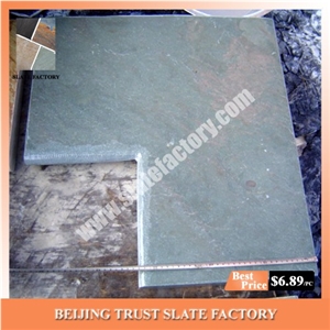 Swimming Pool Patio Pavers, Quartzite Stone Pool Patio Designs,Natural Stone Interlocking Patio Pavers