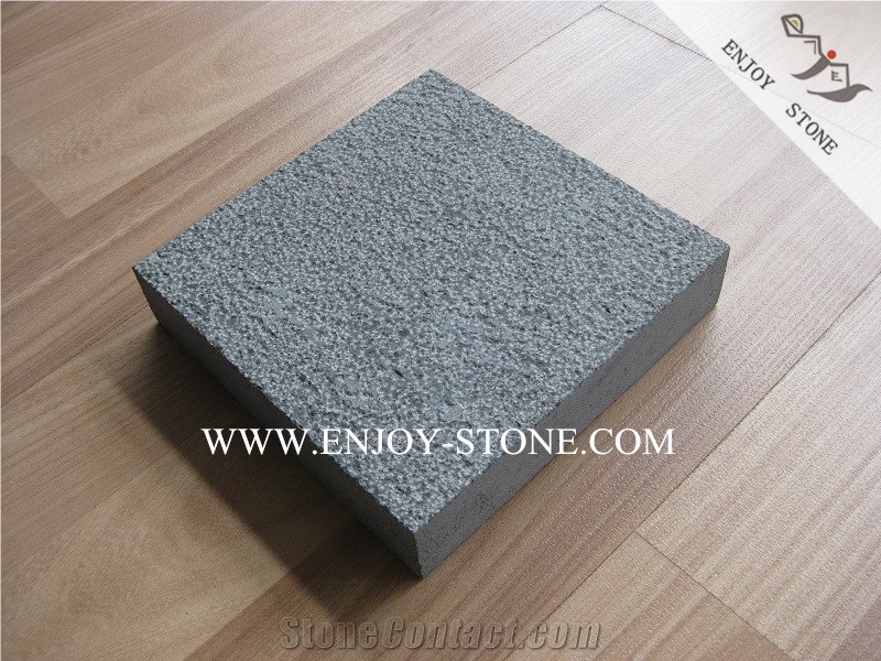 China Grey Basalt Bush Hammered,Chinese Andesite Stone,Hainan Basaltina,Light Basalt Tiles&Slabs