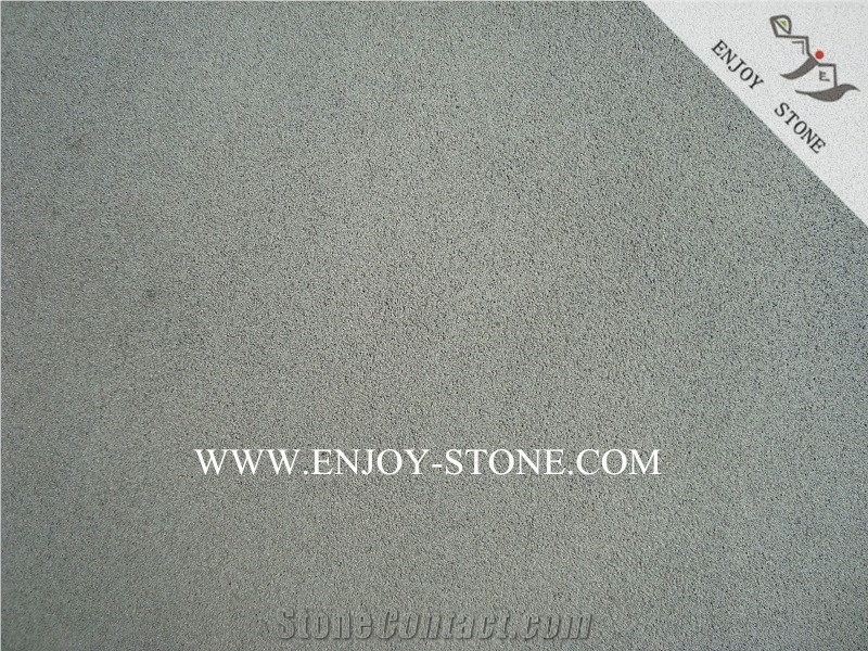 Hainan Basalt Sandblasted Tiles, China Basaltina Floor Tiles, Sandblasting Finish Chinese Basalto Tiles&Slabs
