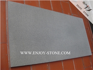 Hainan Basalt Sandblasted Tiles, China Basaltina Floor Tiles, Sandblasting Finish Chinese Basalto Tiles&Slabs