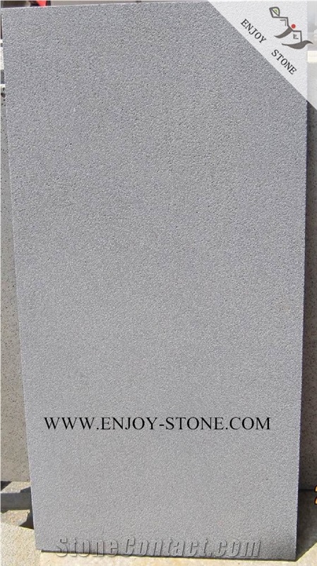 Hainan Basalt Sandblasted Tiles, China Basaltina Floor Tiles, Sandblasting Finish Chinese Basalto Tiles&Slabs