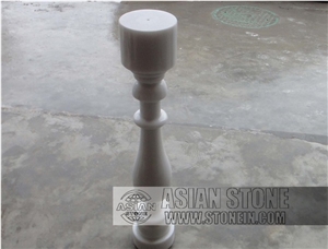 Absolute White Marble Balustrade, Royal White Marble Railings