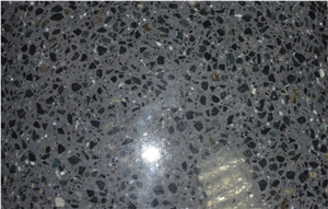 Black Terrazzo Tile, Artificial Stone Tile