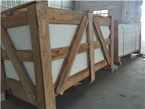 Cut-To-Size Man-Made Quartz Stone for Multifamily/Hospitality Projects Mainly for Pre-Fabricated Customized Bathroom Vanity Top