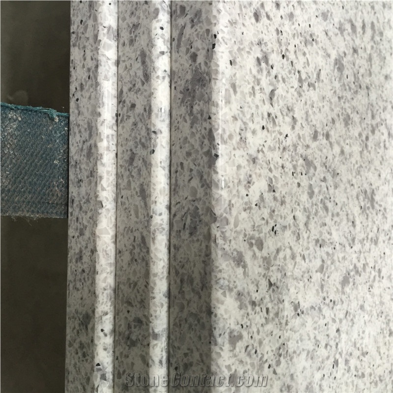 Multi Color Quartz Stone Bathroom Vanity Top Solid Surfaces Including Stain,Scratch and Water Resistance