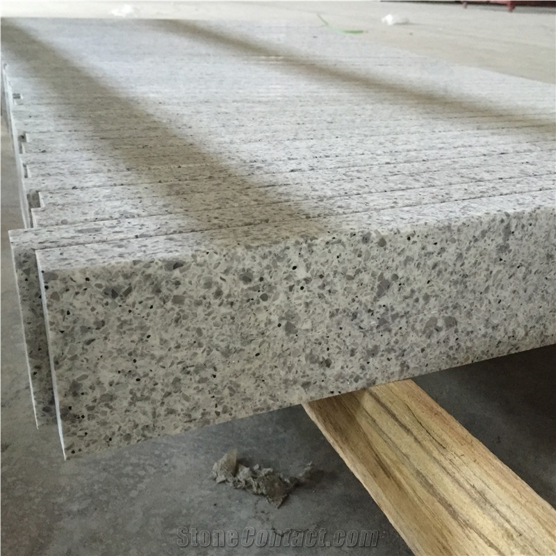 Multi Color Quartz Stone Bathroom Vanity Top Solid Surfaces Including Stain,Scratch and Water Resistance