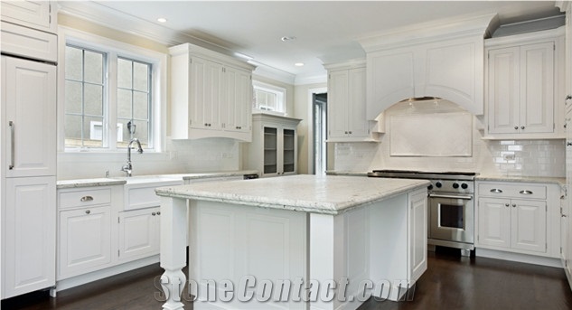 Veined Collection Carrara White Engineered Quartz Stone Slab Solid Surface Available for 2/3cm Thick for Kitchen Counter Top Bathroom Vanity Top Coffee Bar Top