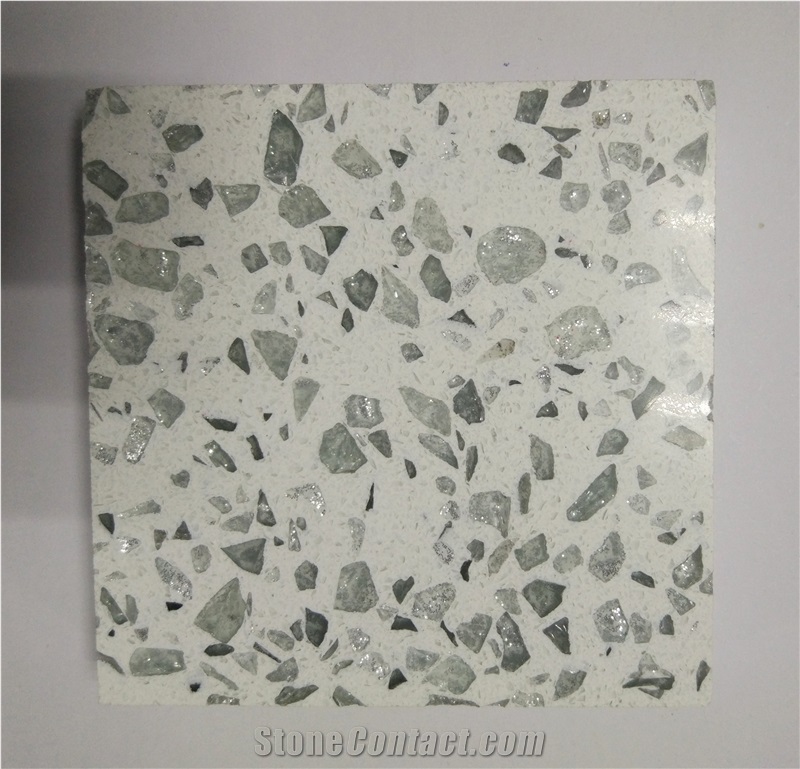 Silver Fleck Quartz/ Silver Diamond Quartz Stone