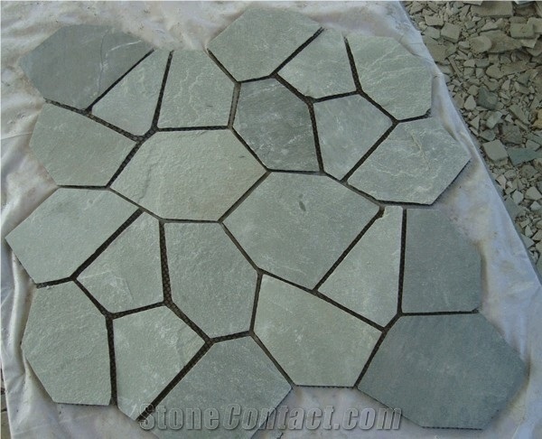 Flag Stone, Black & Rusty Slate, Irregular Slate Wall & Floor Tiles