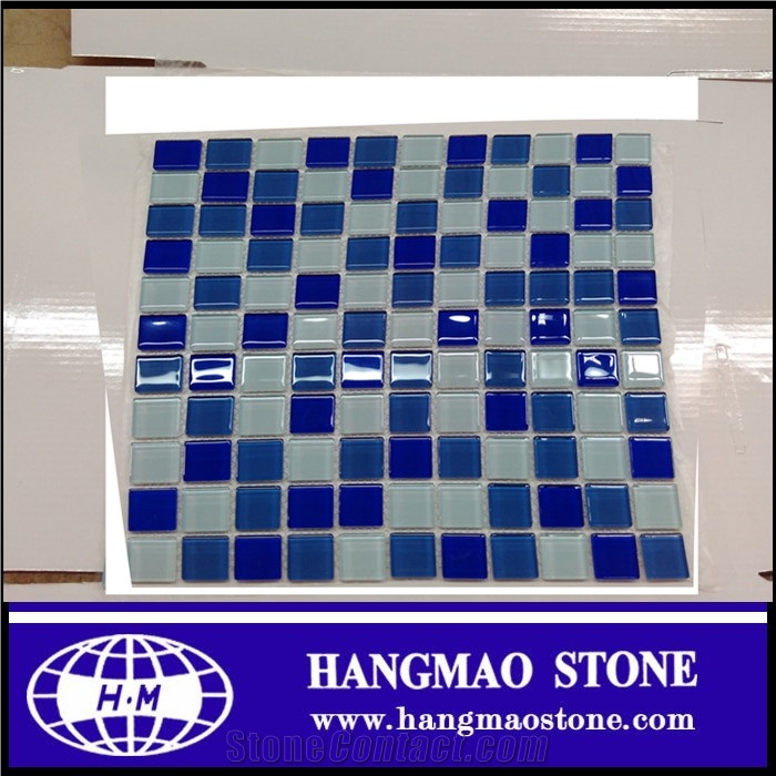 2014 New Trend Glass Mix Glass Mosaic Tile Used Swimming Pool For Sale