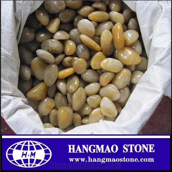 China Yellow River Pebble Stone with Customered Size