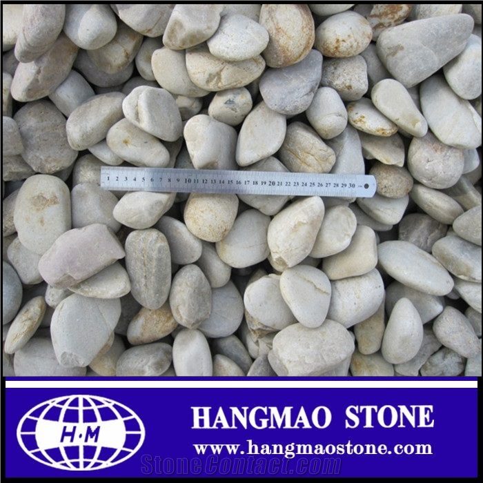 China Yellow River Pebble Stone with Customered Size