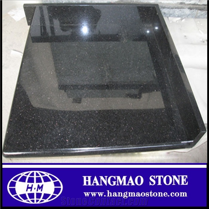 Galaxy Black Granite Kitchen Countertop and Desk Top with Customed Size