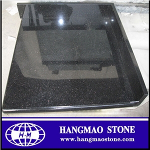 Galaxy Black Granite Kitchen Countertop and Desk Top with Customed Size