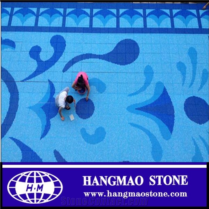 Swimming Pool Equipment with Cheap Pearl Glass Mosaic Tile