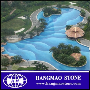 Swimming Pool Equipment with Cheap Pearl Glass Mosaic Tile