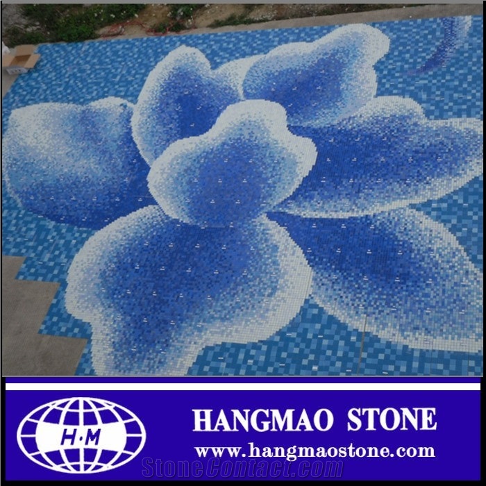 Swimming Pool Equipment with Cheap Pearl Glass Mosaic Tile