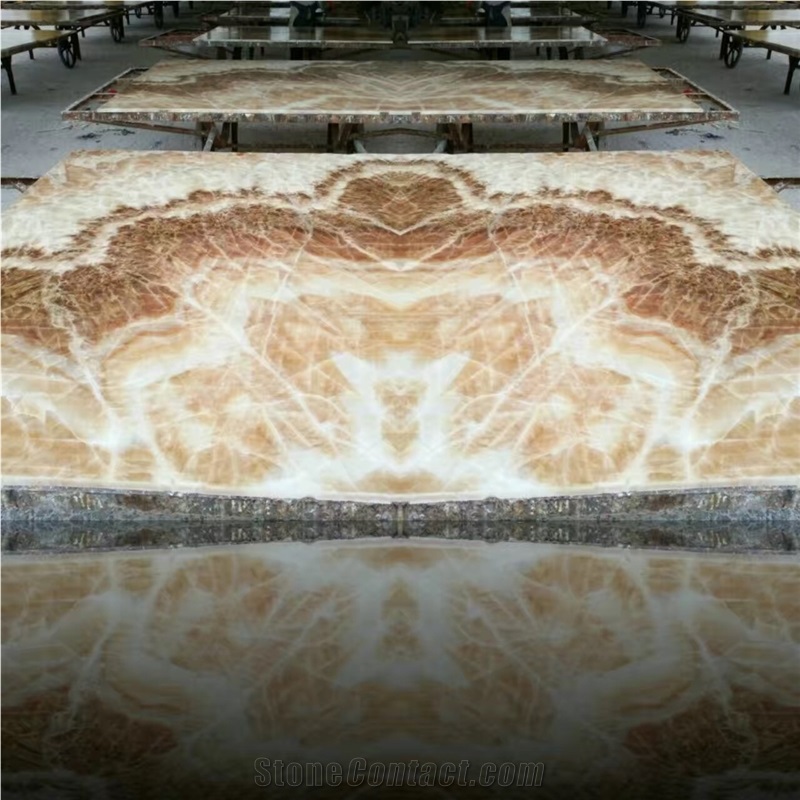Agri Honey Onyx Slabs & Tiles, Turkey Yellow Onyx