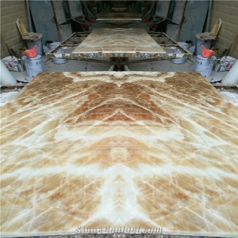Agri Honey Onyx Slabs & Tiles, Turkey Yellow Onyx