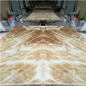 Agri Honey Onyx Slabs & Tiles, Turkey Yellow Onyx