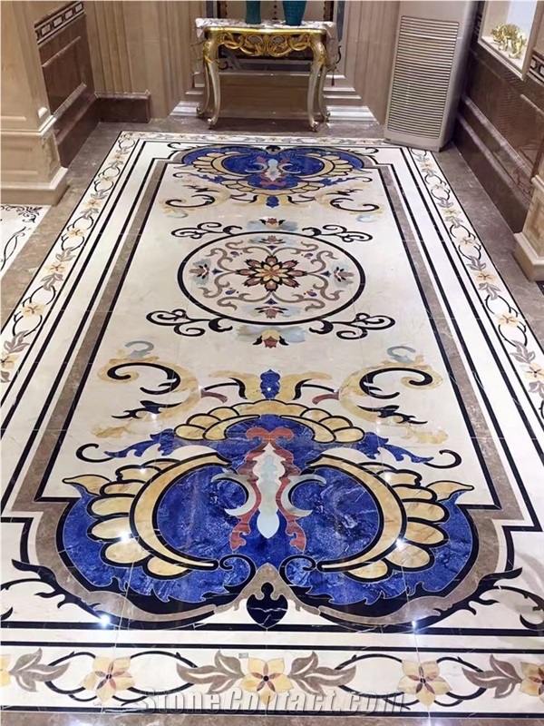Blue Marble Square Medallions