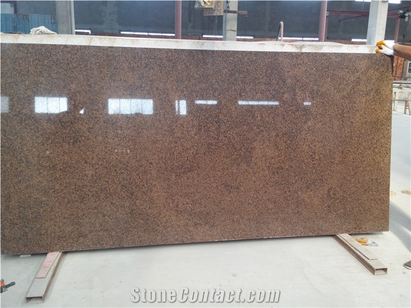 Brown Quartz Stone Slab, Engineered Stone Walling, Solid Surface