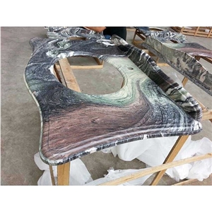 Cipollino Ondulato Bath Top,Exotic Bathroom Countertops