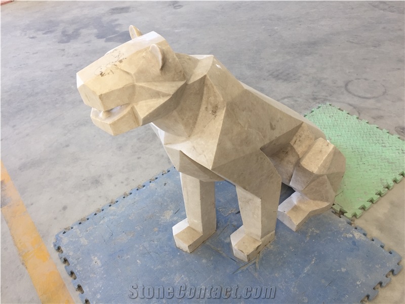 Dog Marble Sculpture,Abstract Dog Stone Statues