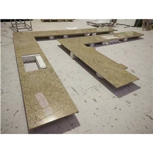 G682 Yellow Granite Kitchen Countertops,Project Countertop Sets