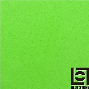 Green Beach Quartz Stone Slabs, Solid Surface Engineered Stone