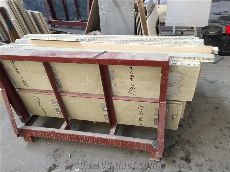 Marble Honeycomb Panels,Beige Marble Composit Aluminium Honeycomb Stone Tile