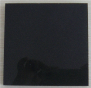 Pure Black Artificial Marble Slab
