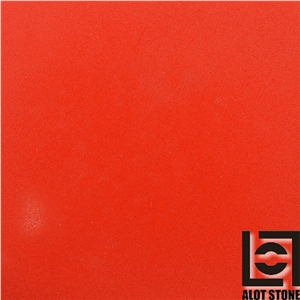 Red Beach Quartz Stone Slabs, Solid Surface Engineered Stone Red Beach Quartz Stone Slabs, Solid Surface Engineered Stone