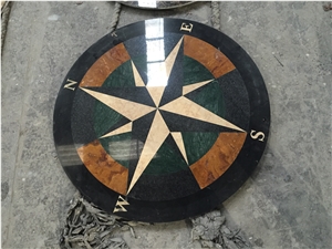 Speciallized Round Waterjet Medallions,Round Marble Medallions