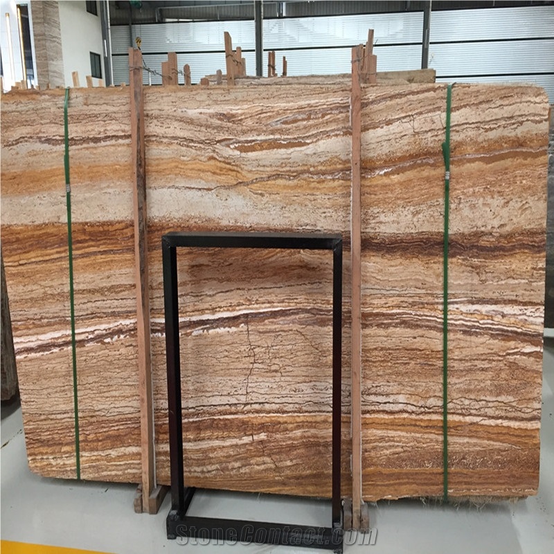 Van Gogh Travertine Dark Brown Walnut Travertino Marmol