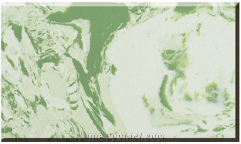 Arthen Green Onyx Polished Artificial Marble big slabs & tiles , Cut-to-size for paving , Tiling for USA and Canada Market , Engineered Stones , Synthetic Material 