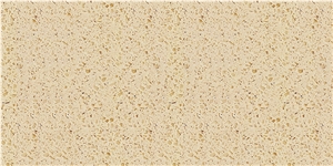 Beige Quartz Stone Tile & Slabs for Kitchen Countertops Close Caesarstone Quartz Countertop / Kithcen Bar Top / Artificial Stone Countertop