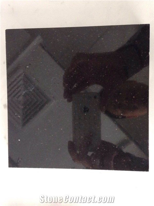 Black Galaxy -Very Popular Polished Quartz Big Slabs & Tiles ,Cut-To-Size, Close to Natural Stone ,Engineered Stone for Countertops , Vanity and Table Tops ,Solid Surface