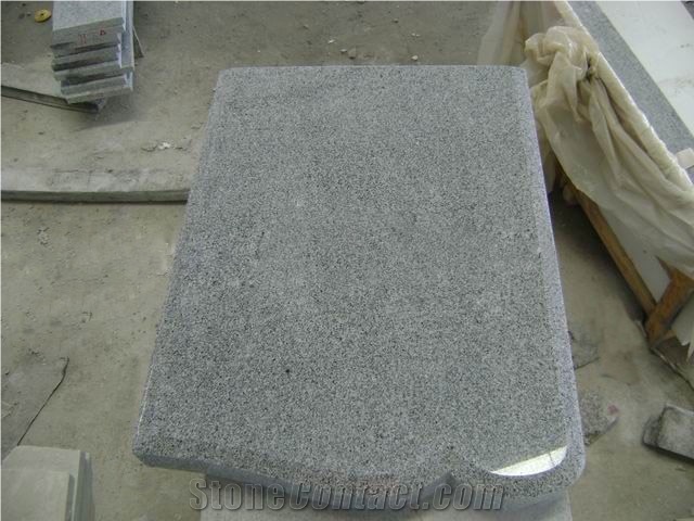 G603 Sesame Grey ,Pandang Light Grey China Natural Granite Western & European Style Monuments ,New Design Tombstone ,Highly Polished and Carved Headstone , Gravestone