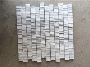 Modern House Design Calacatta White Marble & Mosaic Tiles Polished Marble Mosaic for Wall / Floor  For Neat House 