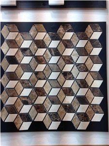 Mosaic Pattern, Brick Mosaic, Hexagon Mosaic, Floor Mosaic, Wall Mosaic