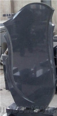 Polished China Hebei Black , Shanxi Black , Absolute Black Granite Western Style Monuments ,Cross Tombstone ,Headstone ,Gravestone