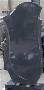 Polished China Hebei Black , Shanxi Black , Absolute Black Granite Western Style Monuments ,Cross Tombstone ,Headstone ,Gravestone