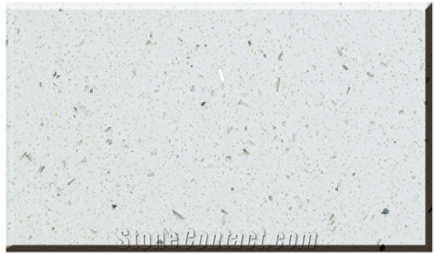 Silver Star White Polished Artificial Marble Stone big slabs & tiles ,Cut-to-size for Walling , Paving ,tiling,Engineered Stone , Synthetic Material , for USA Vanity top , Table and Bar tops 