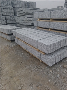 G341 Granite Columns,Long Columns,Grey Rough Columns