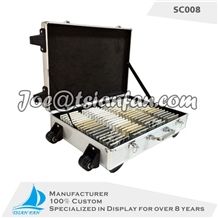 Aluminium Marble Stone Tile Sample Suitcase