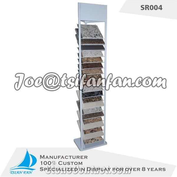 Simple Metal Display Rack for Quartz Tiles
