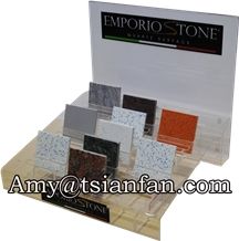 Quartz Stone Sample Rack For Stone Fair